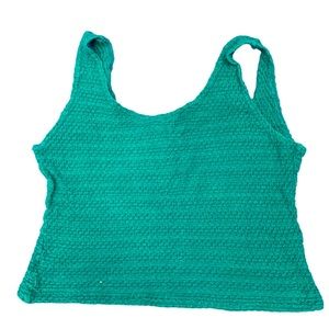 Vtg knit crop tank